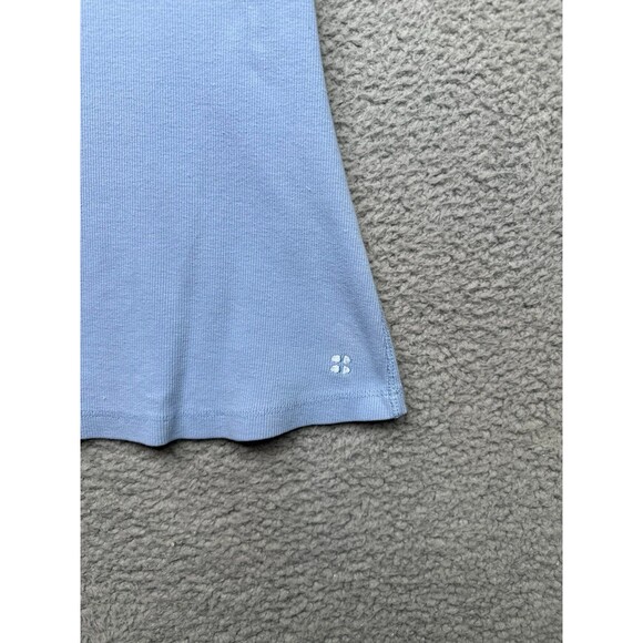 Sweaty Betty blue ribbed Tank top size xs - Picture 2 of 4